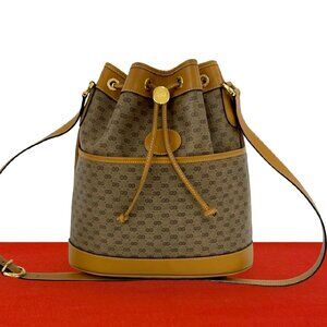 GUCCI GG leather Boston Navy Blue